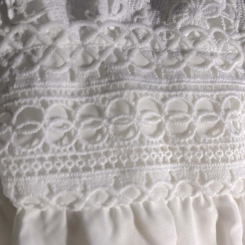 ECOWISH V-Neck Spaghetti Strap Bowknot Backless Lace Dress M NWT - Picture 6 of 8